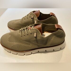 Mens Leisure Tan Brown Slip On Dress Sneaker 9.5 New